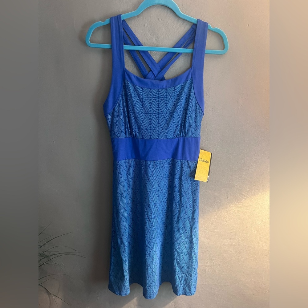 Cabela's Blue Sleeveless Dress